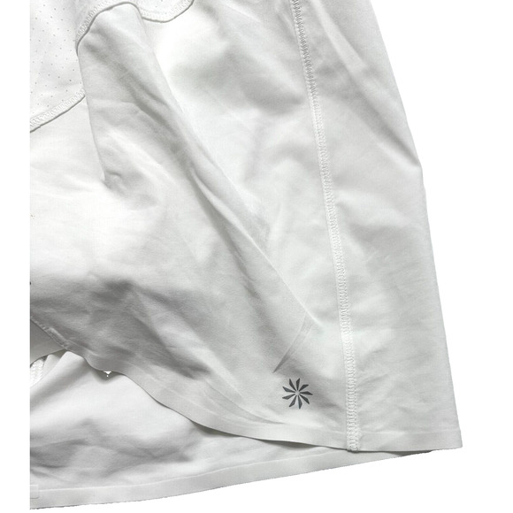 Athleta Athletic Run With It 14” Skort Jupe-Short White Women’s Size Medium - Picture 3 of 9